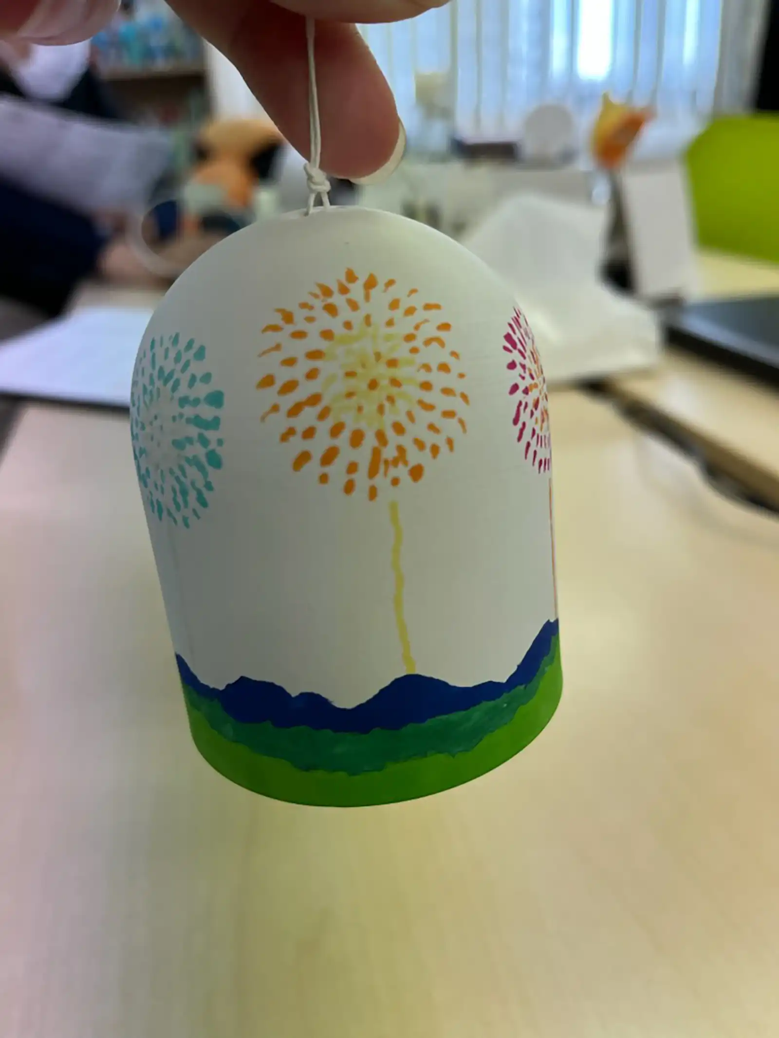 20250812グループワーク「風鈴づくり」風鈴作成画像2