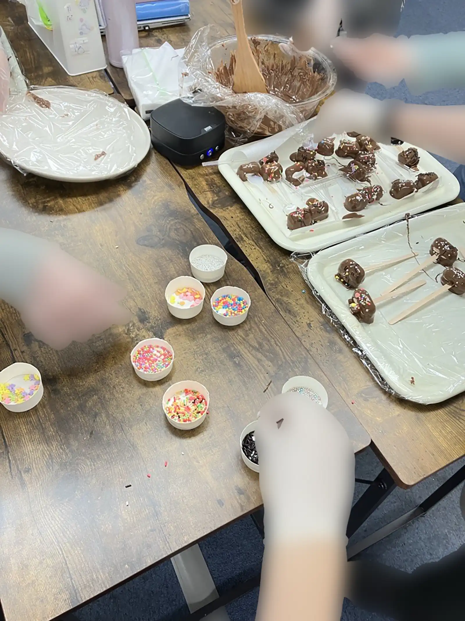 20260211休日企画「バレンタインチョコを作る」調理画像