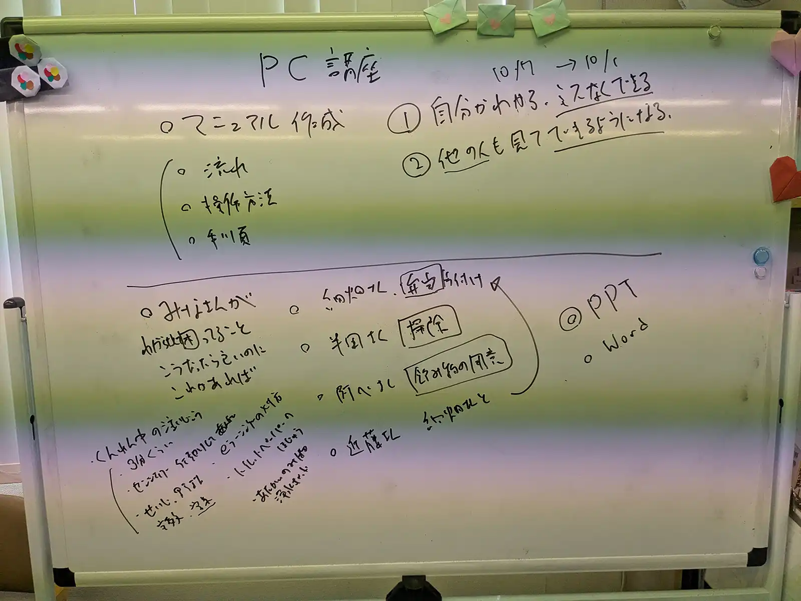 20260224グループワーク「PC講座」ホワイトボード画像