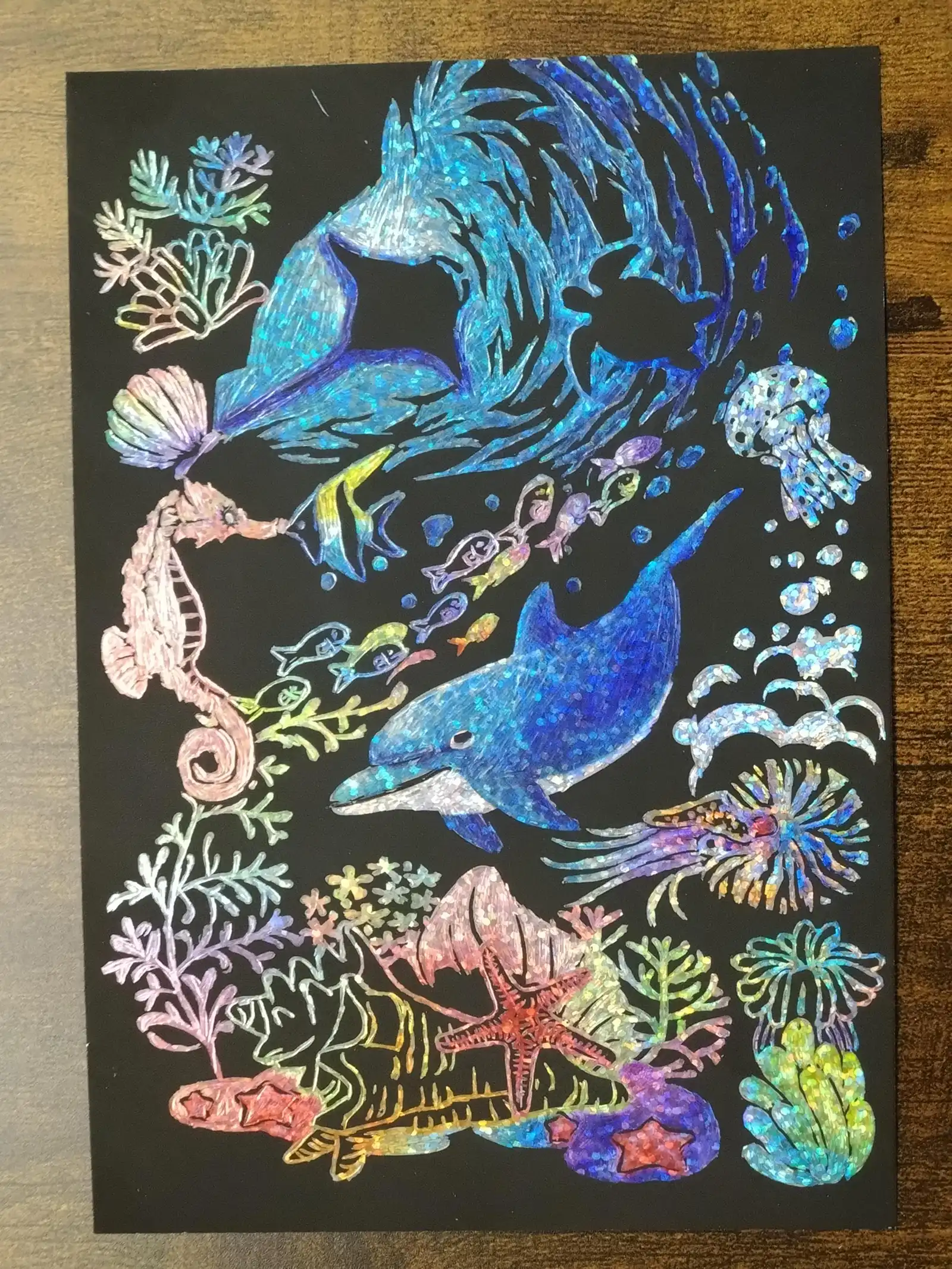 20260327「スクラッチアート」作品画像